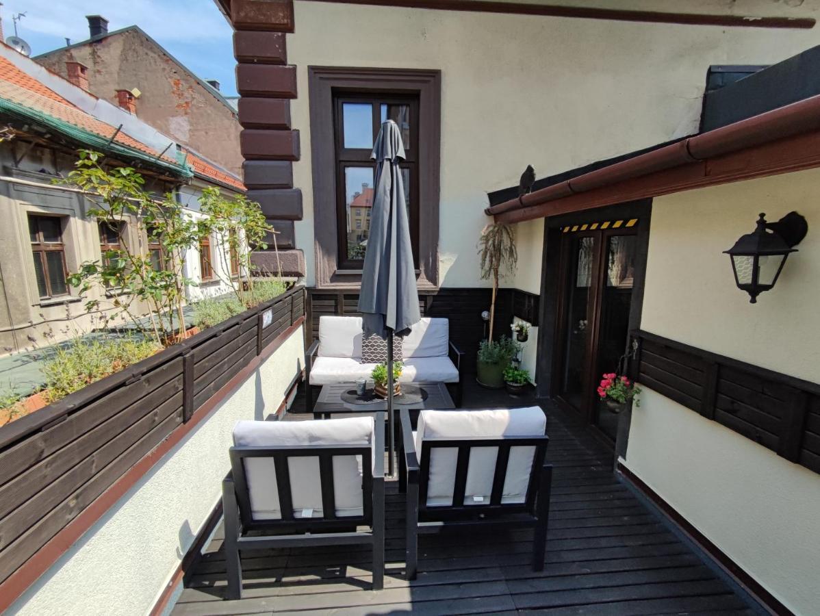 Apartament Podcienie Z Tarasem Bielsko-Biala Old Town Eksteriør billede